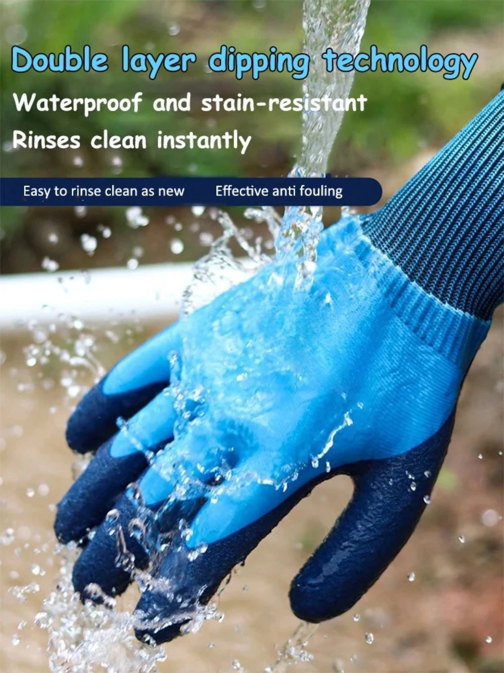 ถุงมือทำสวนกันน้ำ กันแทง กันหน - Gardening Glove Waterproof บทวิจารณ์และราคา