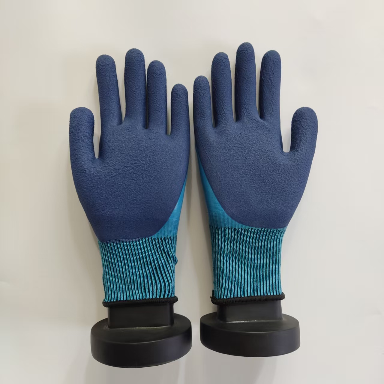1 คู่ถุงมือทำงานเคลือบยางลาเท็ - Gardening Glove Waterproof บทวิจารณ์และราคา
