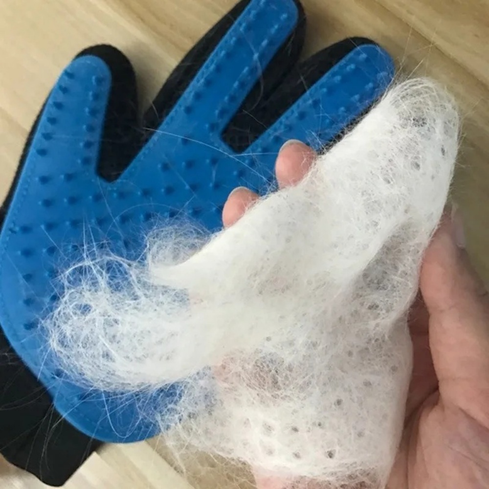 ถุงมือกรูมมิ่งสำหรับสัตว์เลี้ย - Rubber Glove Cleaning บทวิจารณ์และราคา