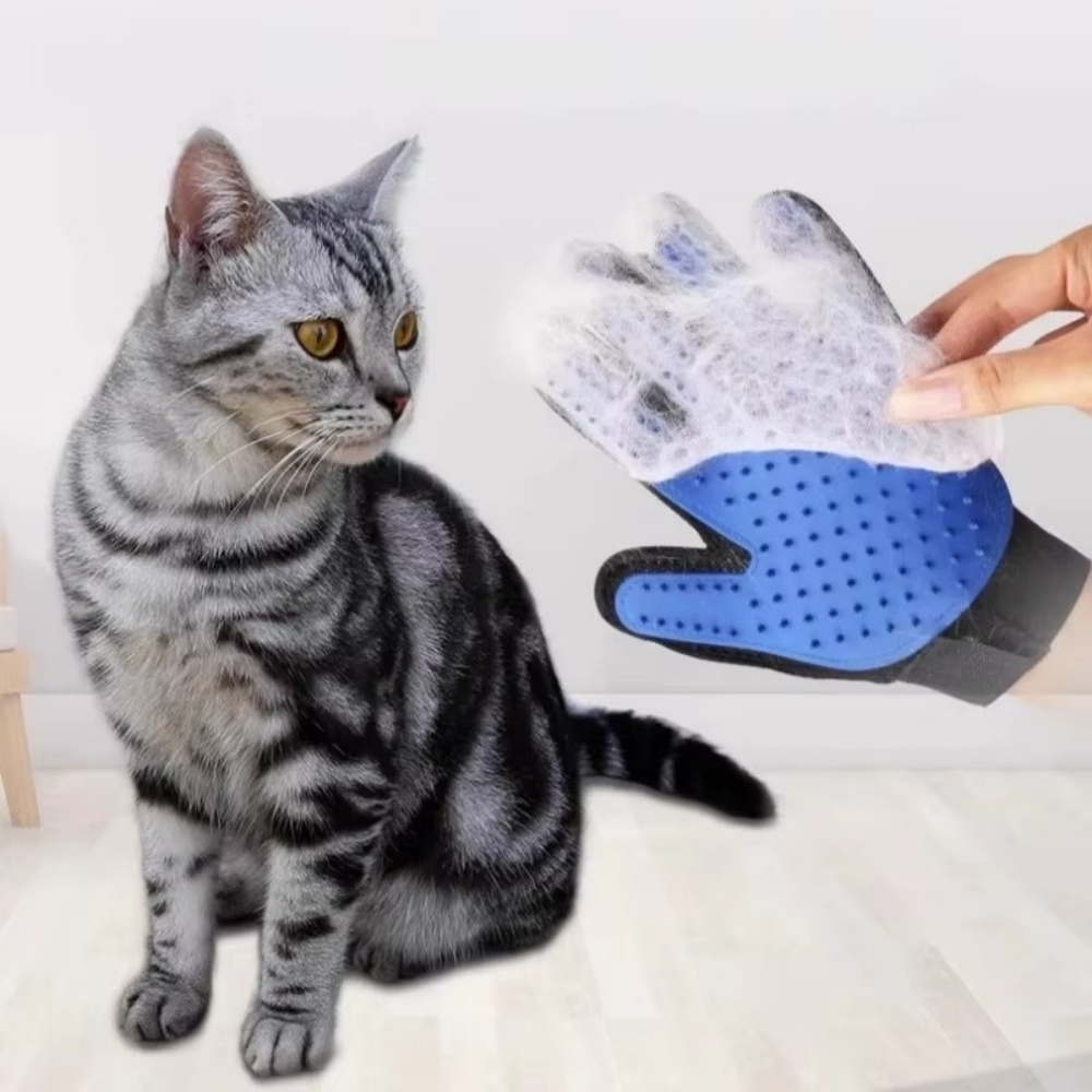 ถุงมือกรูมมิ่งสำหรับสัตว์เลี้ย - Rubber Glove Cleaning บทวิจารณ์และราคา