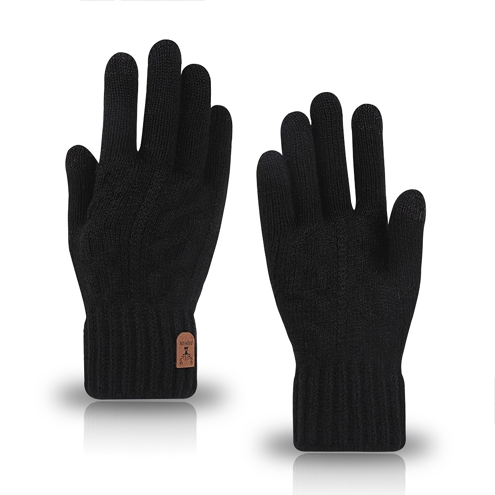 ถุงมืออุ่นสำหรับผู้หญิงบุขนแกะ - Wool Glove Lined บทวิจารณ์และราคา