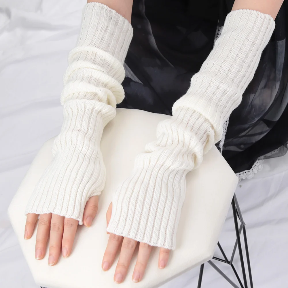 ปลอกแขนถักไหมพรมผู้หญิง ขนาด 5 - Fingerless Glove Knit บทวิจารณ์และราคา