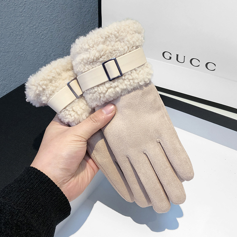 ถุงมือฤดูหนาวของผู้หญิงหนาอบอุ - Wool Glove Lined บทวิจารณ์และราคา