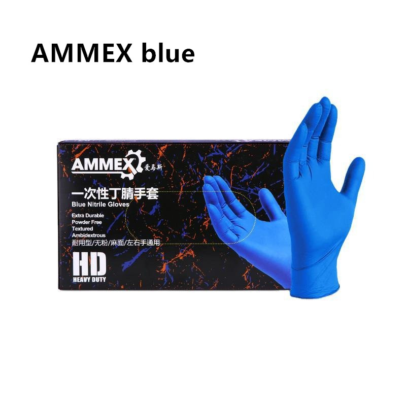 100% ถุงมือไนไตรล์สีดำ100Pcs G - Exam Glove Nitrile บทวิจารณ์และราคา