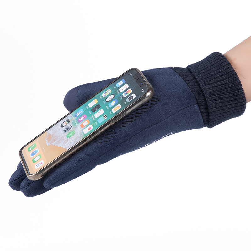 ผู้ชายหนังหนังนิ่มฤดูหนาว Plus - Leather Driving Glove บทวิจารณ์และราคา