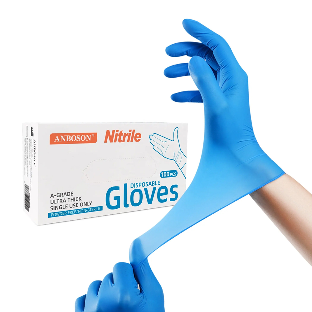 ถุงมือไนไตรล์สำหรับตรวจโรค-สีน - Exam Glove Nitrile บทวิจารณ์และราคา