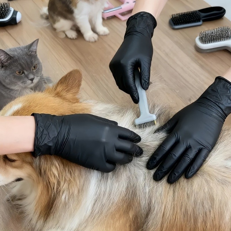 ถุงมือไนไตรล์แบบใช้แล้วทิ้งเกร - Nitrile Mechanic Glove บทวิจารณ์และราคา