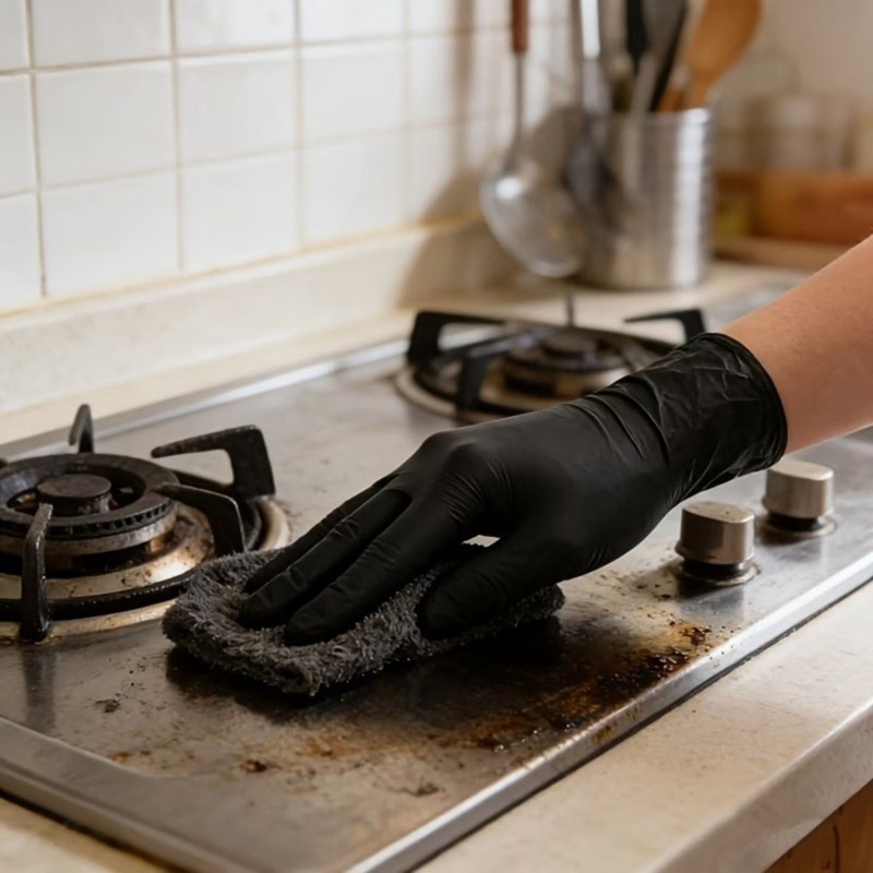 ถุงมือไนไตรล์แบบใช้แล้วทิ้งเกร - Nitrile Mechanic Glove บทวิจารณ์และราคา
