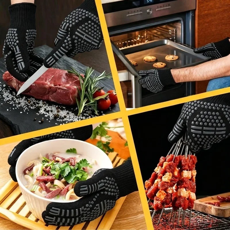 ถุงมือบาร์บีคิว 1 ชิ้น/1 คู่ ถ - Oven Mitt Silicone บทวิจารณ์และราคา