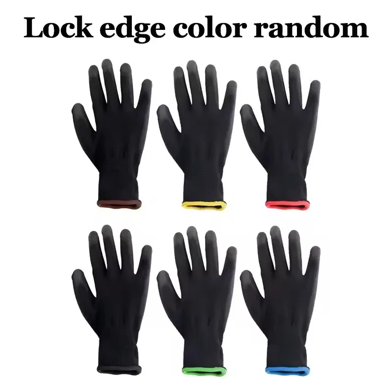 ถุงมือเคลือบ PU สีดำ 6/12/18 ช - Nitrile Mechanic Glove บทวิจารณ์และราคา