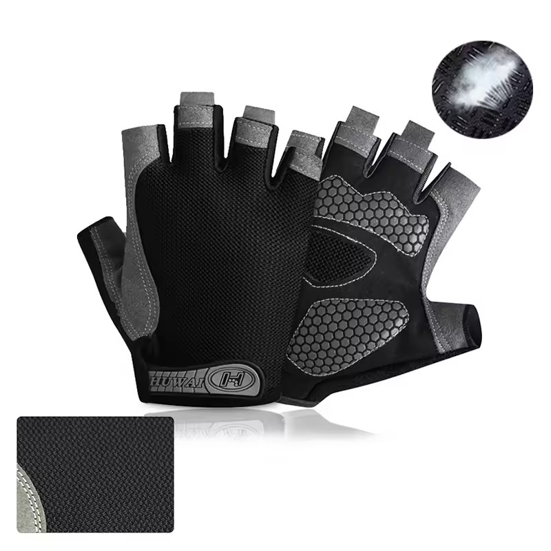 ถุงมือครึ่งนิ้วกันลื่นระบายอาก - Workout Glove Gym บทวิจารณ์และราคา