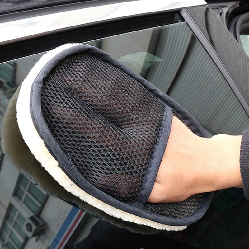 แปรงล้างมอเตอร์ไซค์เส้นใยขนแกะ - Wool Glove Lined บทวิจารณ์และราคา