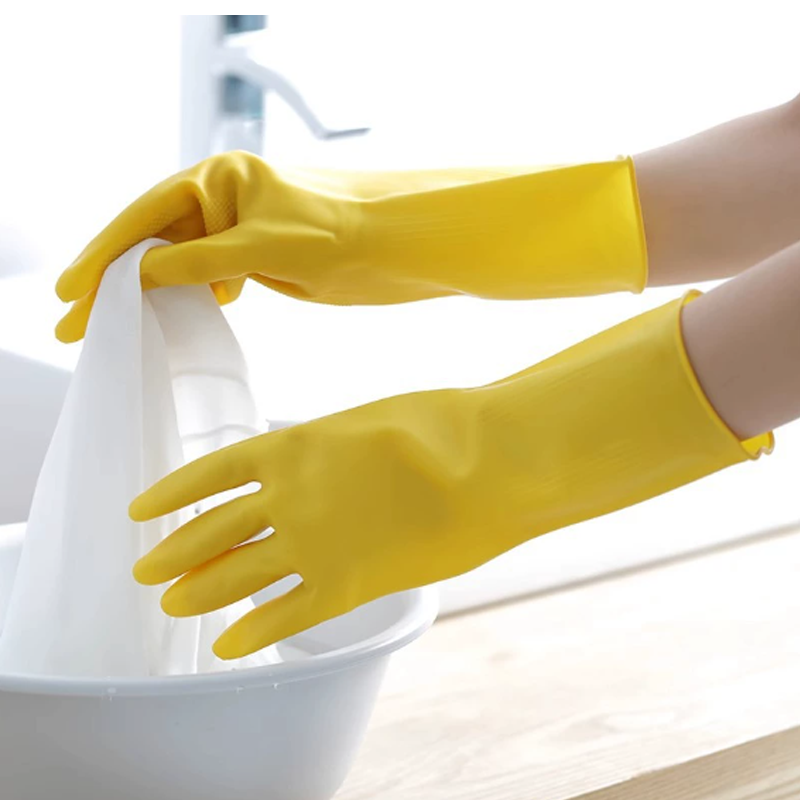 1/3/5/10PCS ถุงมือยางล้างจานกั - Dish Glove Rubber บทวิจารณ์และราคา