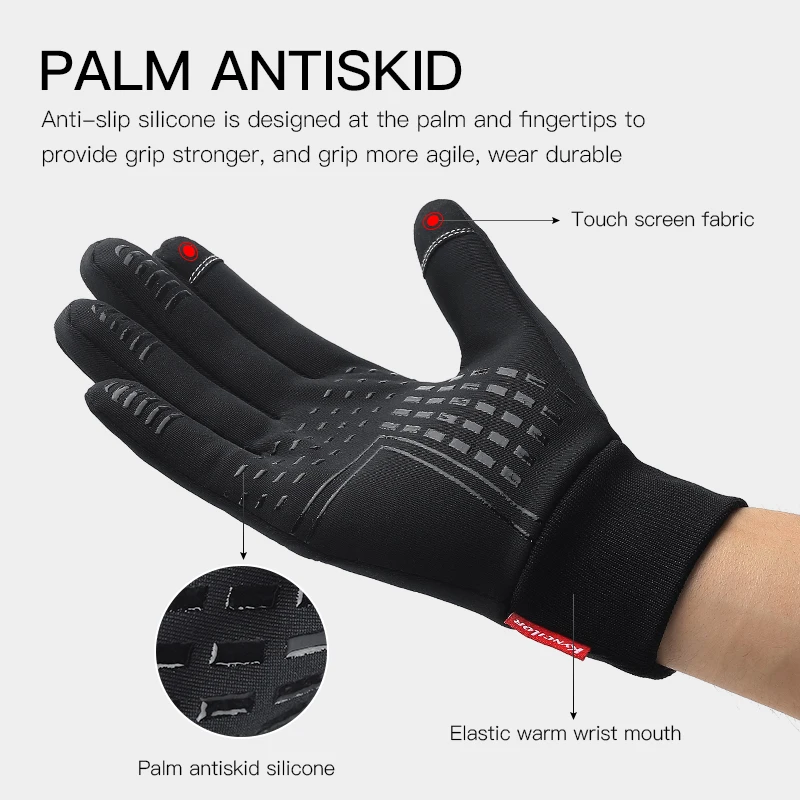 ฤดูหนาวกีฬากลางแจ้งวิ่งถุงมือห - Magic Touch Glove บทวิจารณ์และราคา