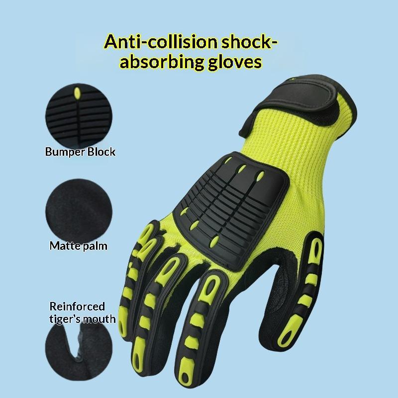 ถุงมือทำงานป้องกันการบาด ป้องก - Work Glove Impact บทวิจารณ์และราคา