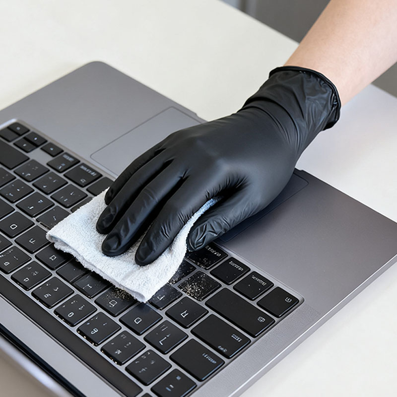 10/50/100PCS ถุงมือไนไตรล์แบบใ - Nitrile Mechanic Glove บทวิจารณ์และราคา