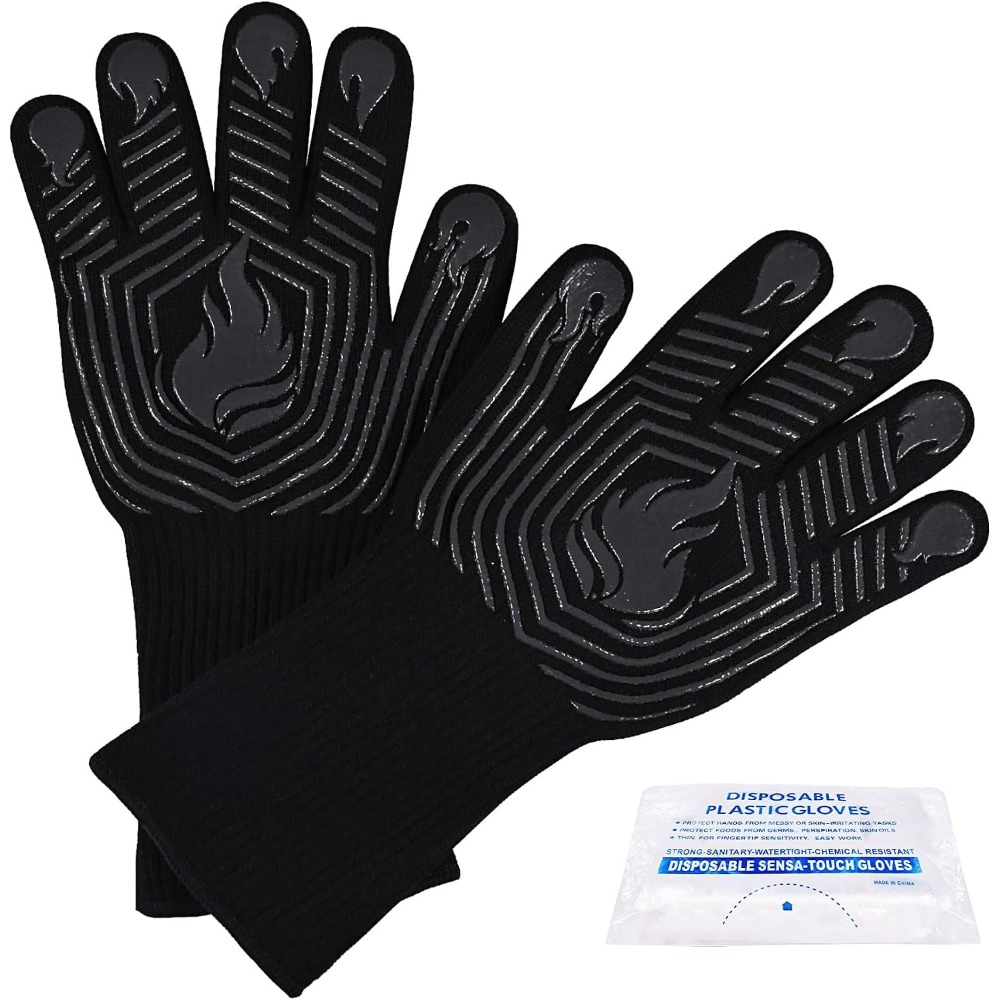 ถุงมือบาร์บีคิว, 1472 ° ถุงมือ - Heat Resistant Glove บทวิจารณ์และราคา